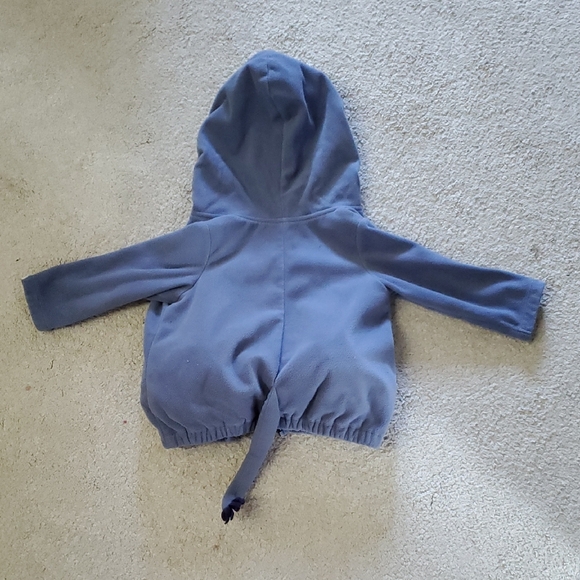 Carter's Soft Blue Baby Hoodie 18M - Picture 2 of 8